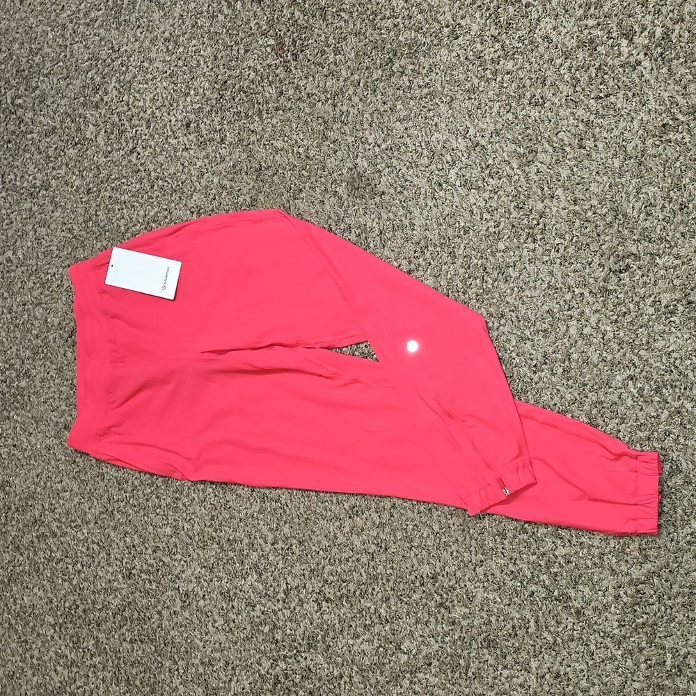 Lululemon Adapted State HR Joggers, Reg Length! Sz 4. RDGL- Red Glow!! Nwts!!